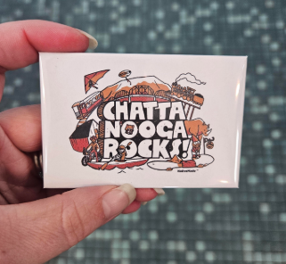 Chattanooga Rocks Kitchen Magnet