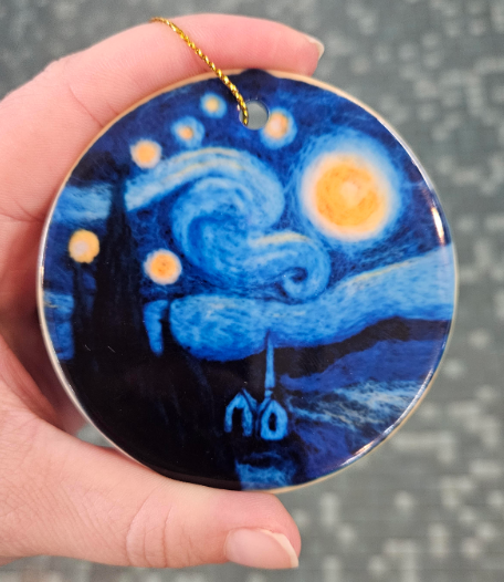 Knot And Needle Ornament - Stormy Night