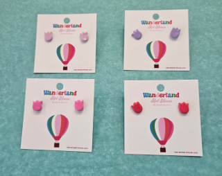 Tulip Stud Earrings-Wanderland