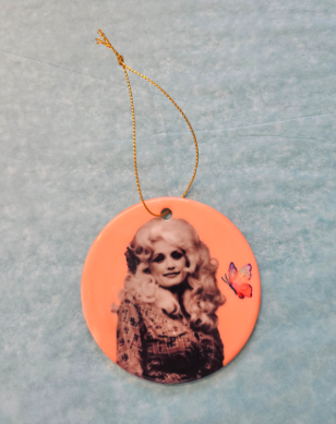 Dolly Ornament With Butterfly-Wanderland