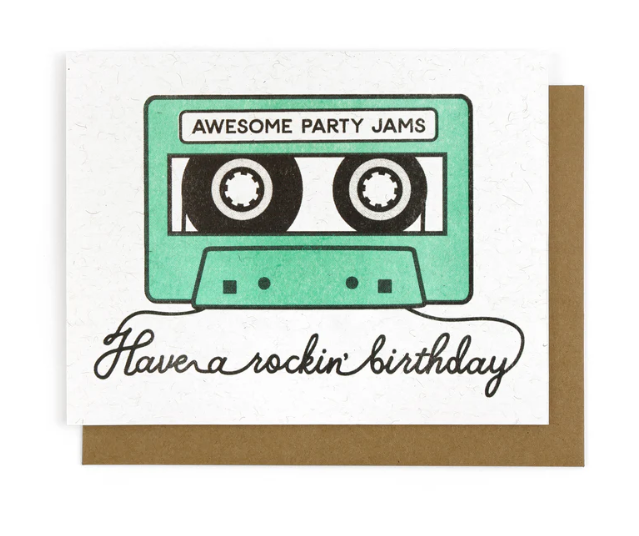 Mixtape Greeting Card-Smarty Pants