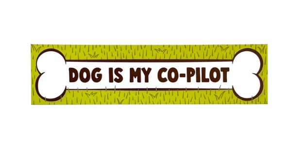 Dog Is My Co-Pilot Sticker-Smarty Pants