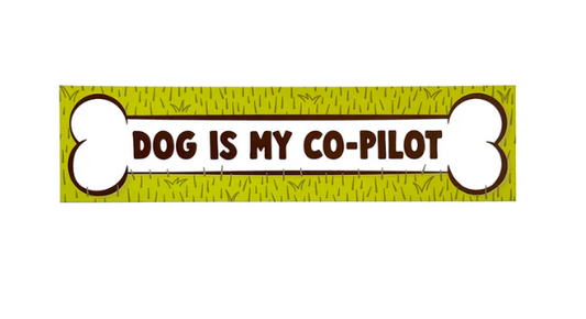 Dog Is My Co-Pilot Sticker-Smarty Pants