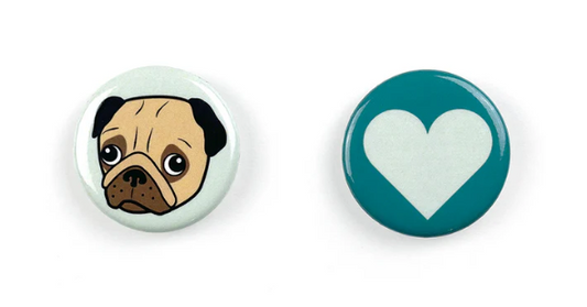 Pug Magnet Set-Smarty Pants
