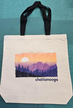 Purple Mountain Majesty Tote-Black Handles