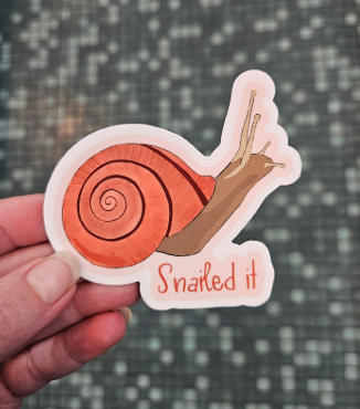 Snailed It Sticker-Wanderland