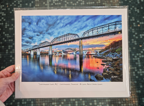 Steven Llorca print- 8x12 Chattanooga Sunset Number 3