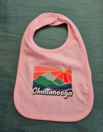 Pink Sunburst Bib-New South