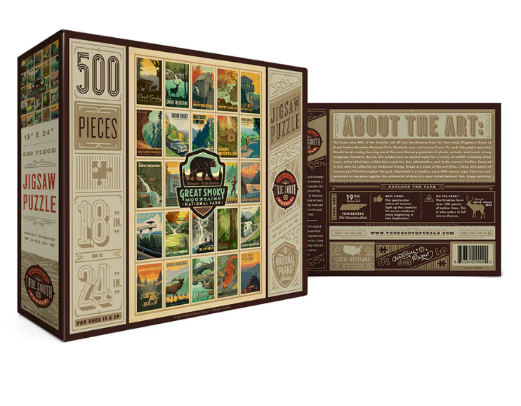 Great Smokey Mountains Multi Puzzle-True South
