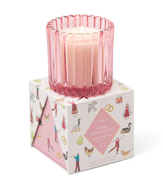 Pink Peppermint-12 Days Of Christmas Candle-Paddy Wax