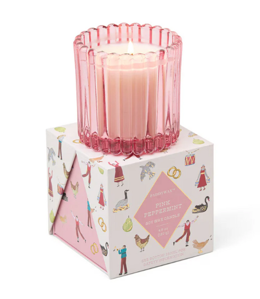 Pink Peppermint-12 Days Of Christmas Candle-Paddy Wax