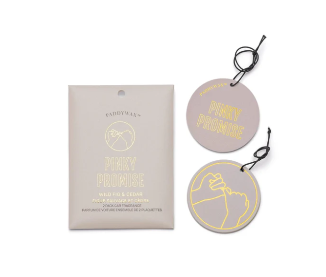 Wild Fig + Cedar "Pinky Promise" - Car Fragrance