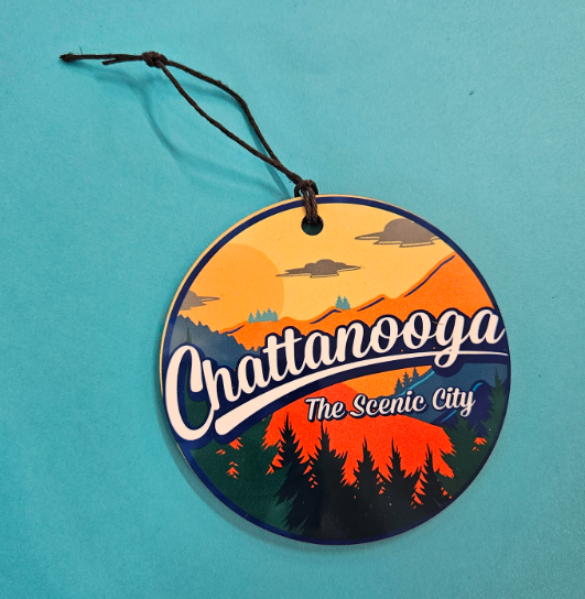 Scenic City Wooden Ornament