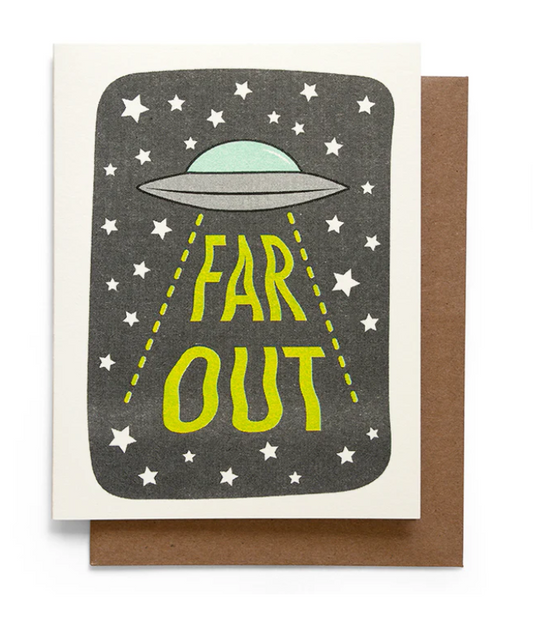 Far Out Greeting Card-Smarty Pants