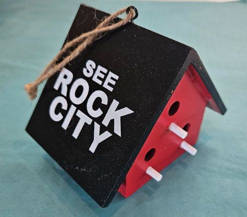 Rock City Birdhouse Ornament- Large