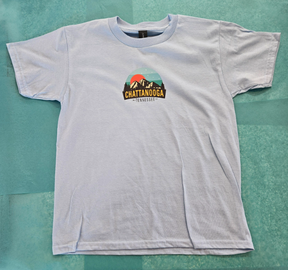 Blue Brilliant Teal Youth T-shirt