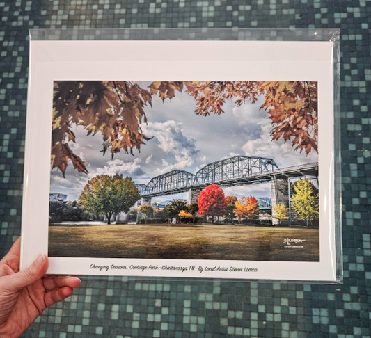 Changing Seasons Coolidge Park 8x12-Steven Llorca
