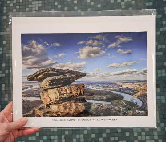 Umbrella Rock At Point Park 8x12-Steven Llorca