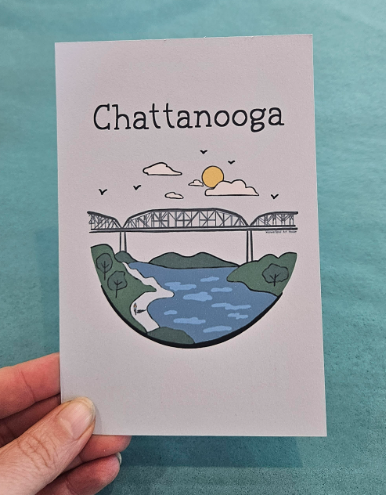 Cutie Chattanooga Postcard-Wanderland
