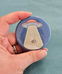 UFO Possum Button-Wanderland