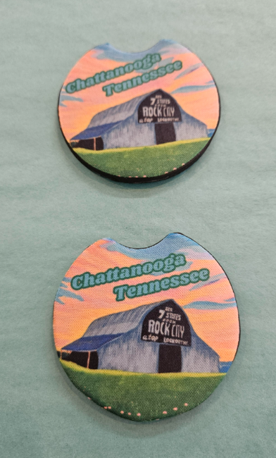 Rock City Sunset Car Coaster-Danielle Landrum