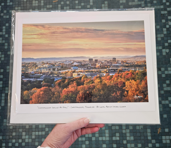 Chattanooga Skyline At Fall 8x12 Print-Steven Llorca