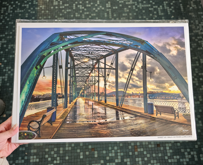Sunset As I Walk 12x18 Print-Steven Llorca