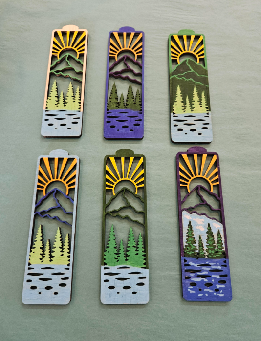 Laser Printed Bookmarks-Wanderland