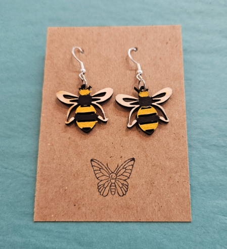 Bee Earrings-Wanderland