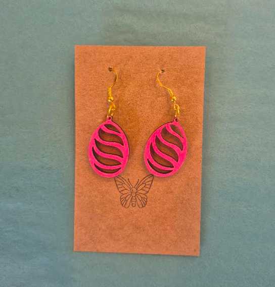 Egg Shaped  Earrings-Wanderland