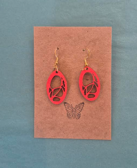 Abstract Wing Earrings-Wanderland
