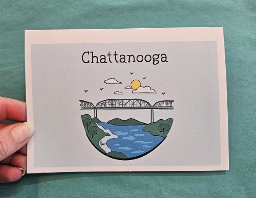 Cutie Chattanooga Greeting Card-Wanderland