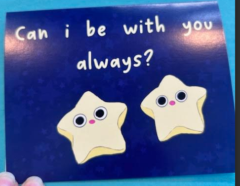 Can i be with you always Greeting card