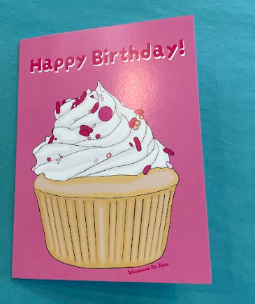 Happy Birthday Cupcake Greeting Card