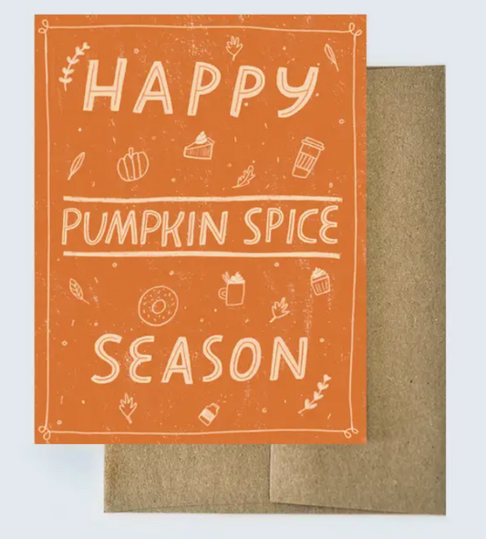 Pumpkin Spice Season Card - Aviate Press