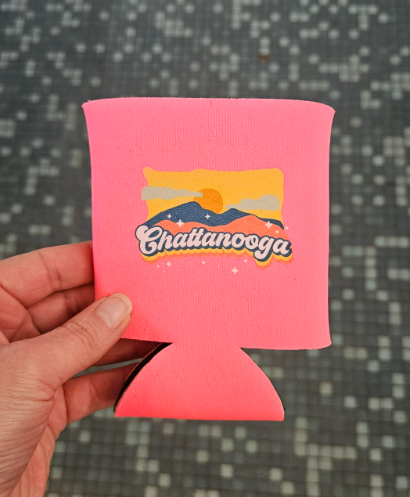 Pastel Mountain Coozie-New South