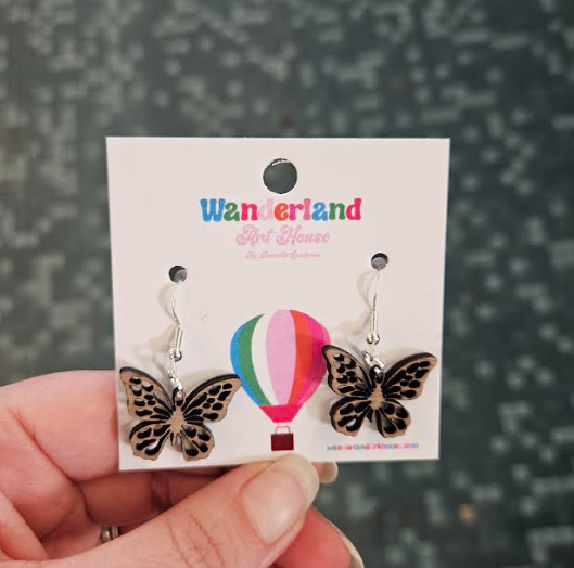 Laser Printed Earrings-Wanderland