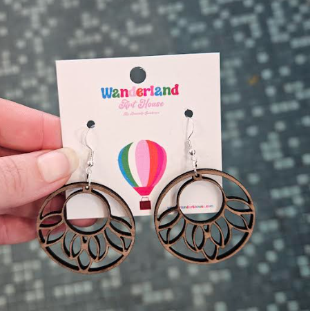 Laser Printed Earrings-Wanderland