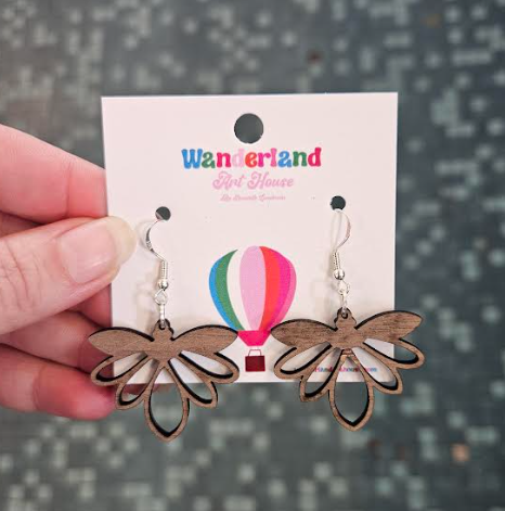 Laser Printed Earrings-Wanderland