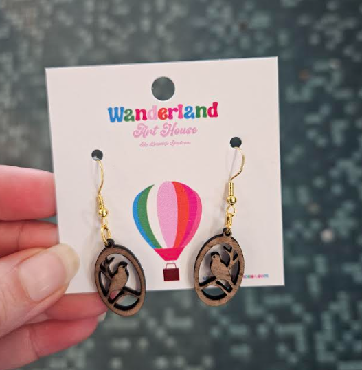 Laser Printed Earrings-Wanderland