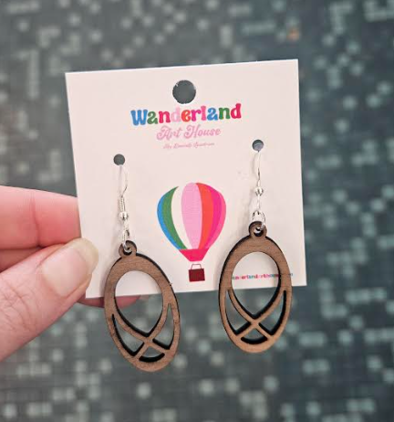 Laser Printed Earrings-Wanderland