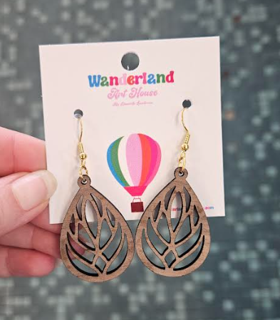 Laser Printed Earrings-Wanderland
