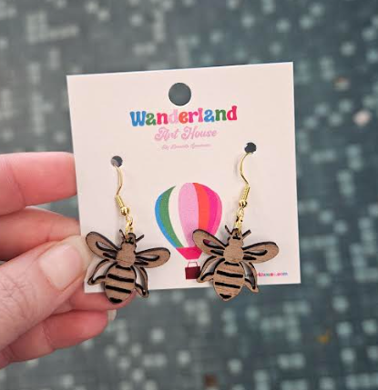 Laser Printed Earrings-Wanderland