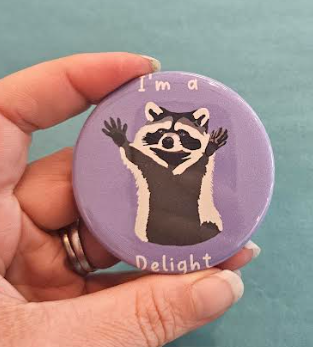 Wanderland Round Magnet