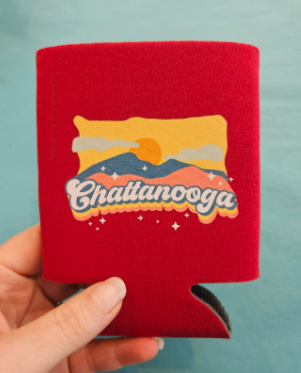 Pastel Mountain Coozie-New South