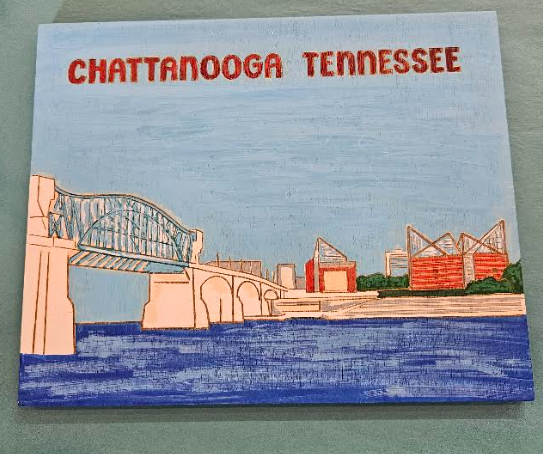Chattanooga Wooden Wall Art-Danielle Landrum