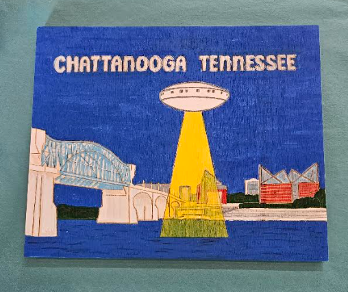 Chattanooga Wooden Wall Art-Danielle Landrum