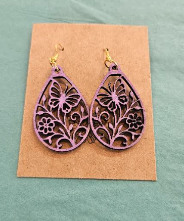 Butterfly & Flower Earrings-Wanderland