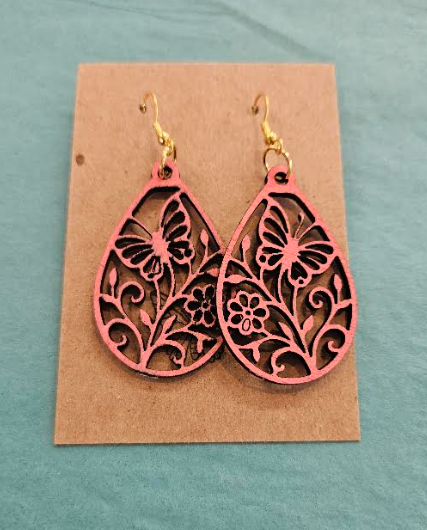 Butterfly & Flower Earrings-Wanderland