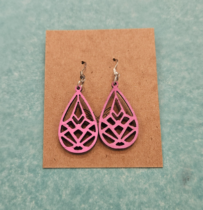 Abstract Oval Earrings-Wanderland